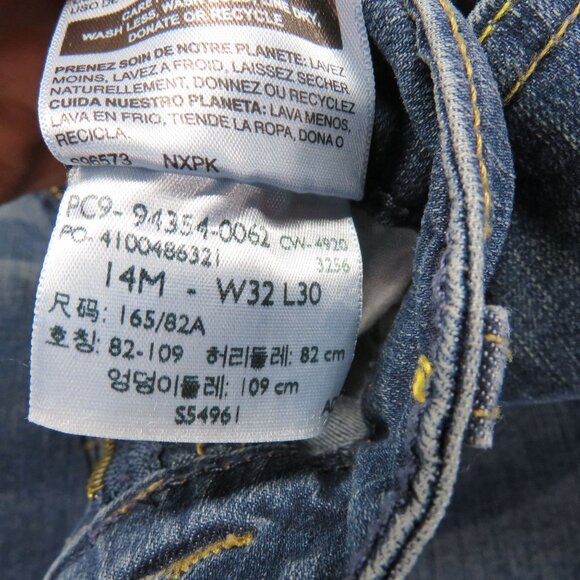 Levis Blue Jeans Womens Size 14 Signature Mid Rise Skinny Dark Wash Denim - Picture 9 of 12